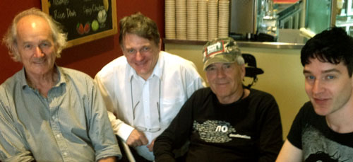 Denning and I meet up with John Shipton and Graeme Dunstan Denning and I meet up with John Shipton and Graeme Dunstan