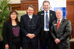 2013 - guest speaker at the Sydney Executive Lions Club