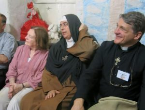 Mother with Mairead and myself in Beirut