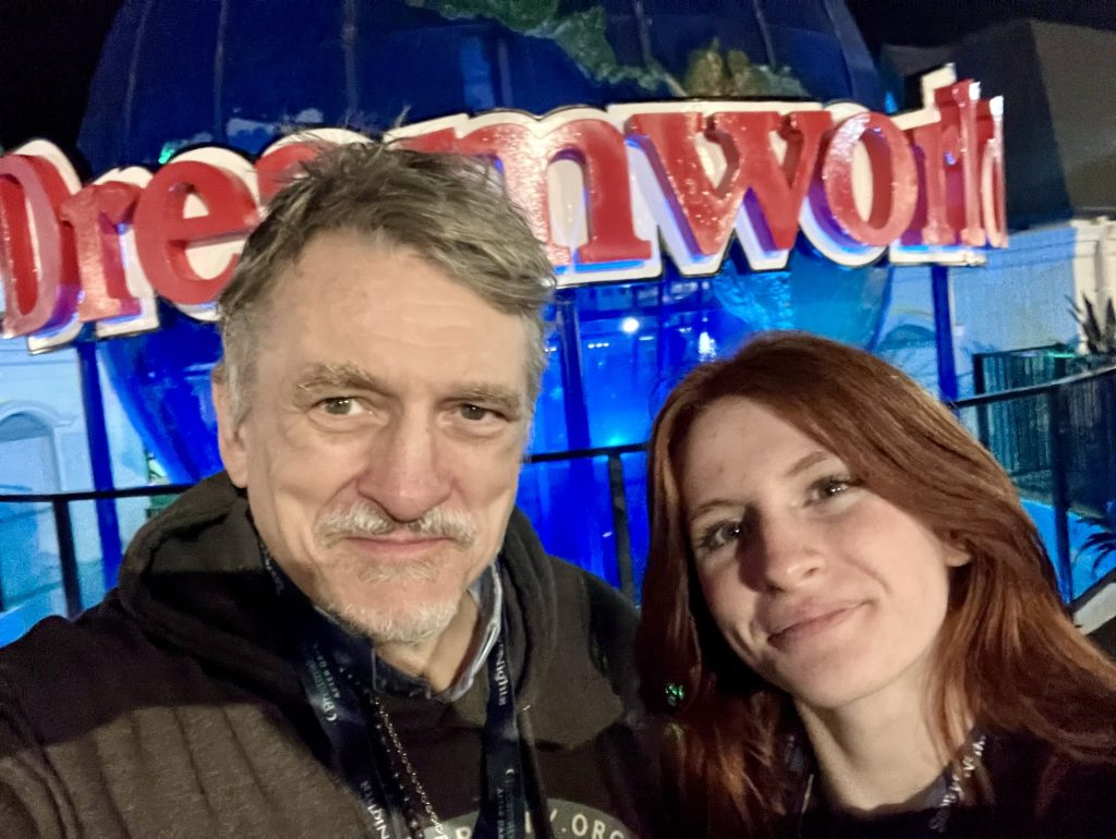 with Fran at Dreamworld