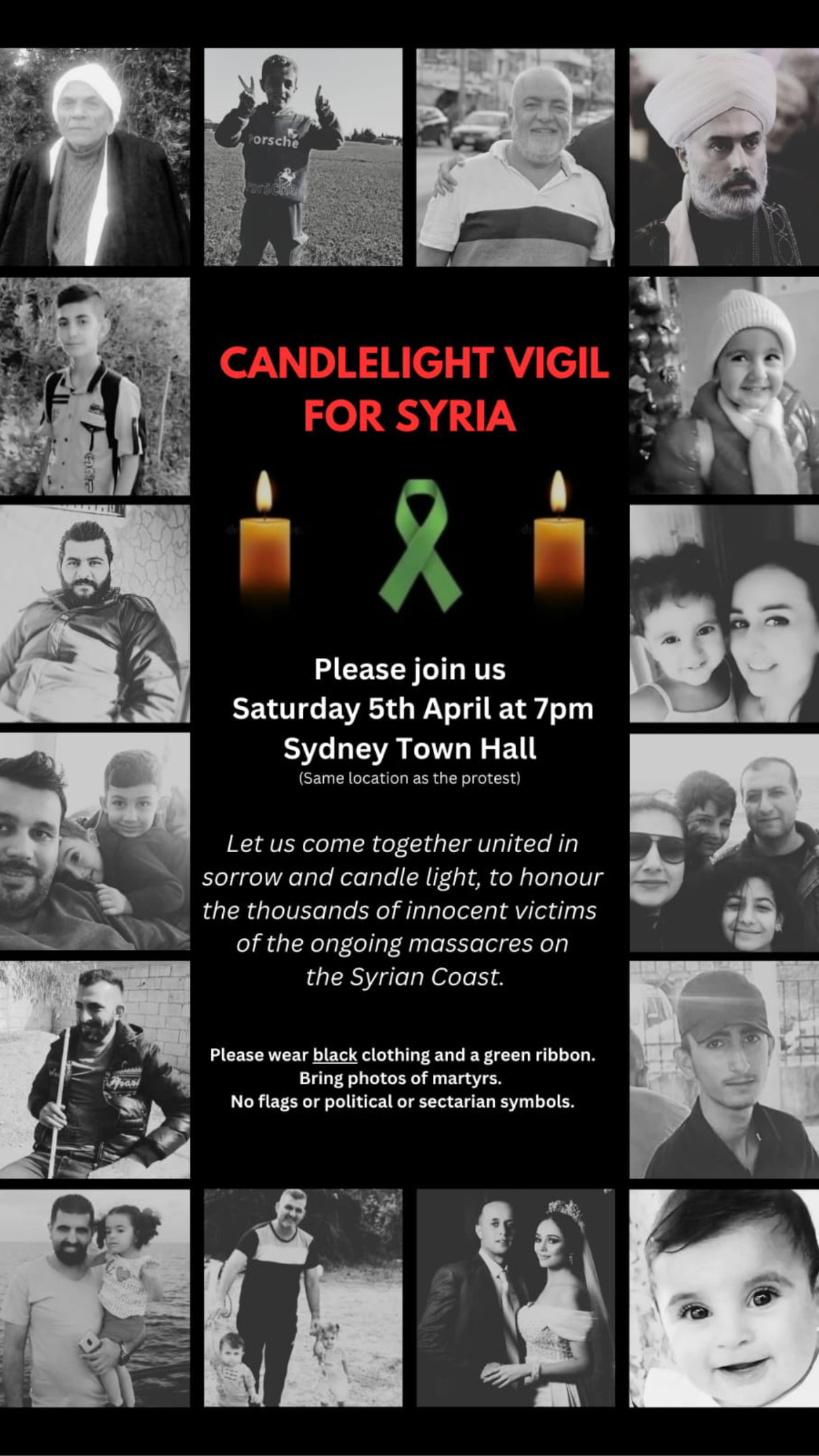 Candlelight Vigil for Syria