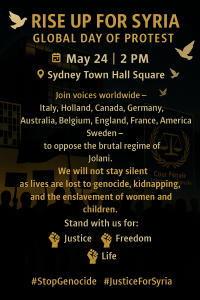Rise up for Syria - May 24th, 2025